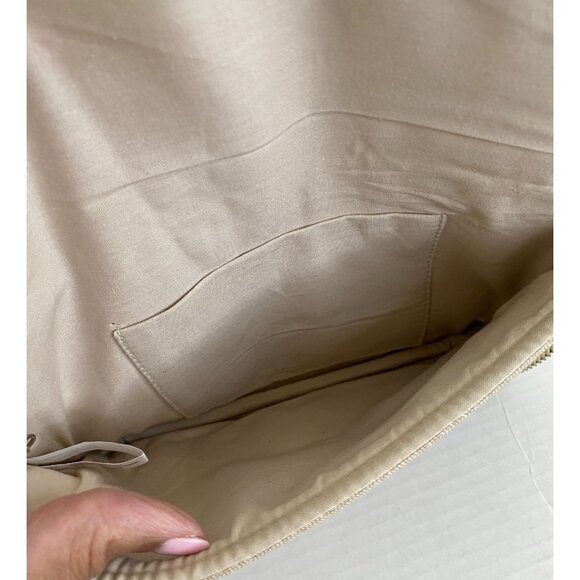 NWT Womens Black & Gold Glass Beaded Small Clutch Bag with Chain Handle Boho - Picture 6 of 9